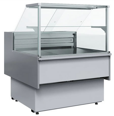 Холодильная витрина Carboma GC110 SM 1,25-1 (с боковинами)