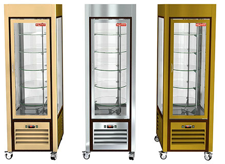 Новые вертикальные кондитерские шкафы-витрины от Hicold