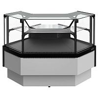 Холодильная витрина Carboma GC95 VM-5 -1 внешний угол с боковинами (версия 2.0) 9006-9005