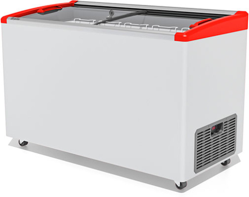 Морозильный ларь Frostor GELLAR FG 400 E красный v25