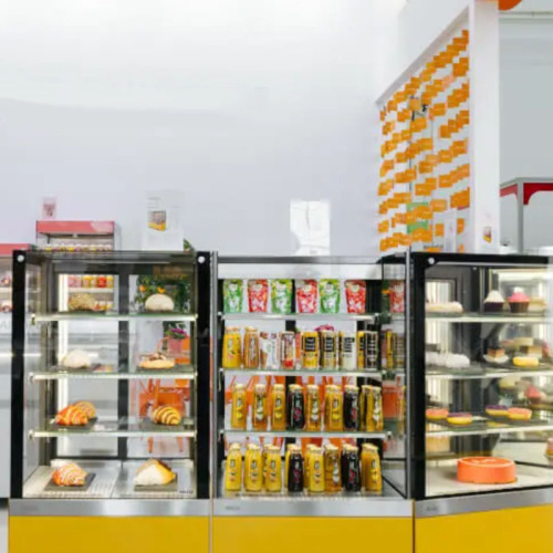 Кондитерская витрина CHILZ Vete II Kub Lux 60 серый матовый фото 10