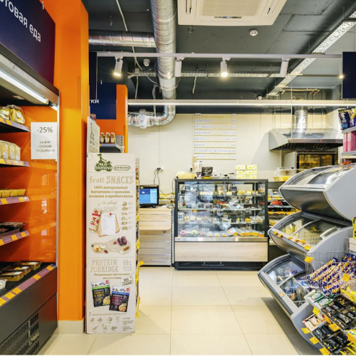 Кондитерская витрина CHILZ Vete II Kub 60 серый матовый фото 3