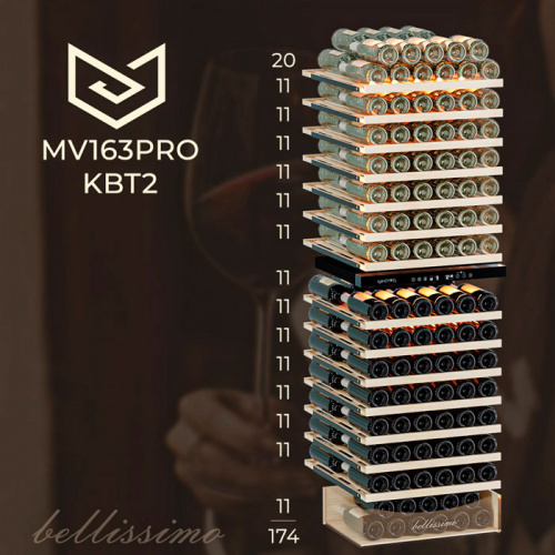 Винный холодильник Meyvel MV163PRO-KBT2 фото 8