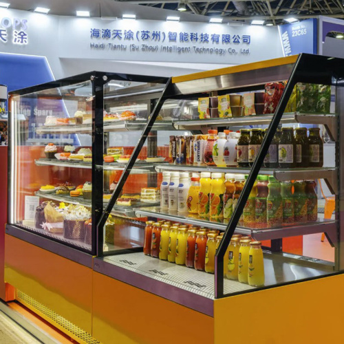 Кондитерская витрина CHILZ Vete II Kub Lux 60 серый матовый фото 3