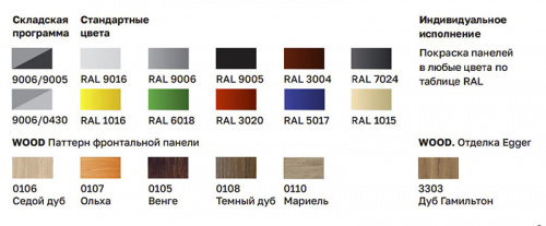 Морозильная витрина Carboma GC95 SL 0,94-1 с боковинами (версия 2.0) 9006-9005 фото 4