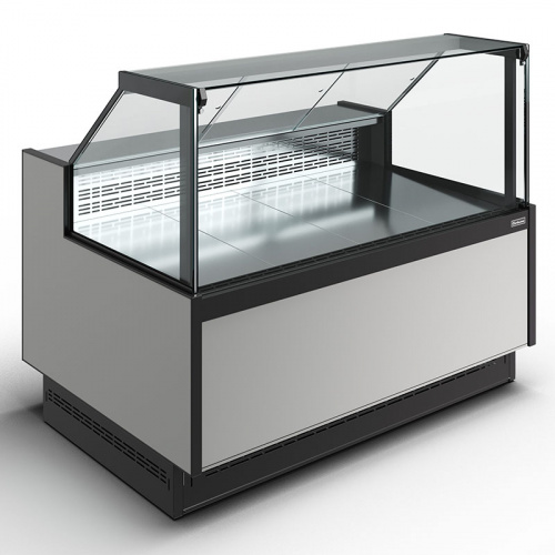 Холодильная витрина Carboma GC110 SM 1,25-1 (версия 2.0) (без боковин) фото 2