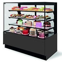 Кондитерская витрина CHILZ Vete II Kub Lux 60 серый матовый