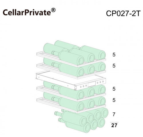Винный холодильник Cellar Private CP027-2T фото 10