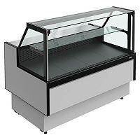 Холодильная витрина Carboma GC95 SM 1,5-1 с боковинами (версия 2.0) 9006-9005