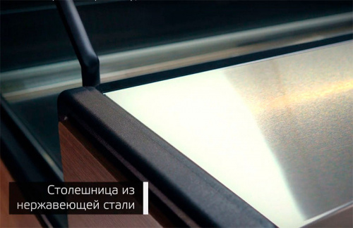 Холодильная витрина Carboma GC111 SV 0,94-1 (газлифт, без боковин) фото 12