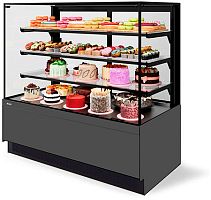 Кондитерская витрина CHILZ Vete II Kub Lux 60 серый матовый