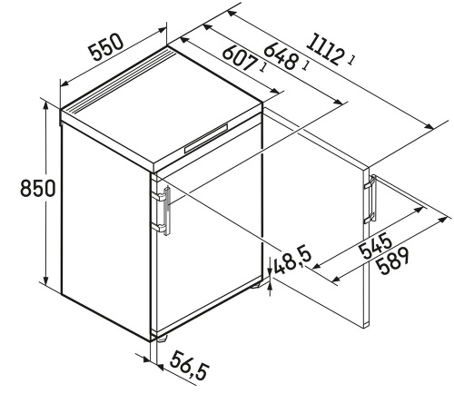 Морозильный шкаф LIEBHERR Fe 1404 Pure фото 8