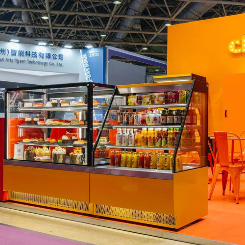 Кондитерская витрина CHILZ Vete II Kub Lux 60 серый матовый фото 6