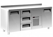 Холодильный стол Carboma T70 M3-1 (3GN/NT) (2 двери 3 ящика)