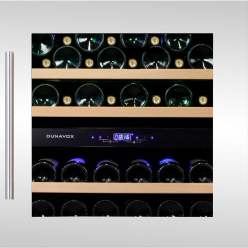 Встраиваемый винный холодильник Dunavox DAB-36.80DW