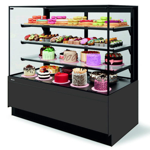 Кондитерская витрина CHILZ Vete II Kub Lux 60 серый матовый фото 2