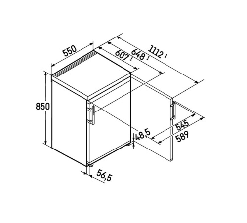 Малогабаритный холодильник LIEBHERR Rdgd 1400 Pure фото 13 Малогабаритный холодильник LIEBHERR Rdgd 1400 Pure фото 13