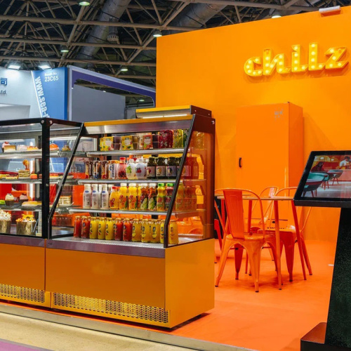 Кондитерская витрина CHILZ Vete II Kub 60 чёрный муар фото 6